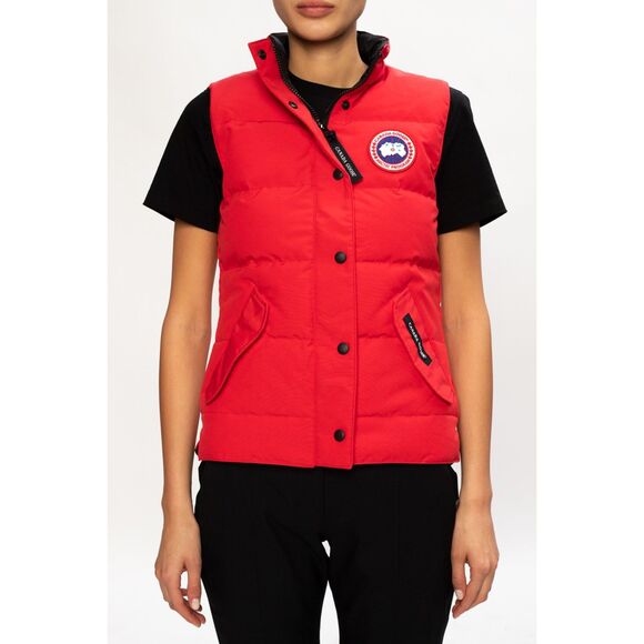 Canada Goose Women's Red Freestyle Down Vest Size Extra Small XS